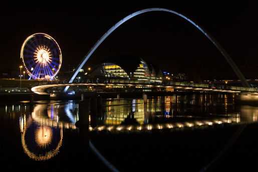 Newcastle at night 